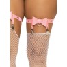 LEG AVENUE LIGUERO DE CUERO VEGANO-ROSA