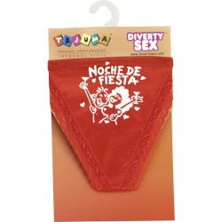 TANGA ROJO CHICA NOCHE DE...