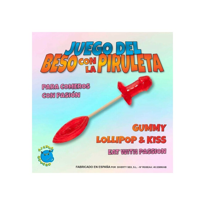 JUEGO CHUPA-CHUPS DOBLE PITO Y LABIOS GOMINOLA