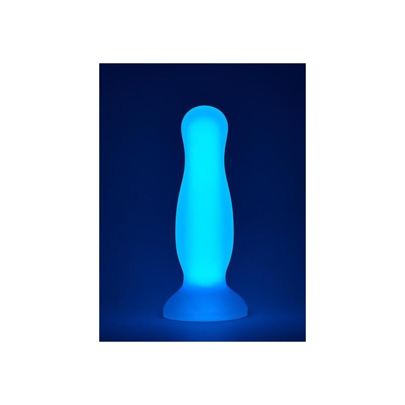 RADIANT SOFT - PLUG BRILLANTE DE SILICONA AZUL