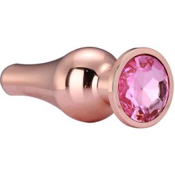 GLEAMING LOVE ROSE GOLD PLEASURE PLUG L