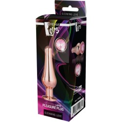 GLEAMING LOVE ROSE GOLD PLEASURE PLUG L