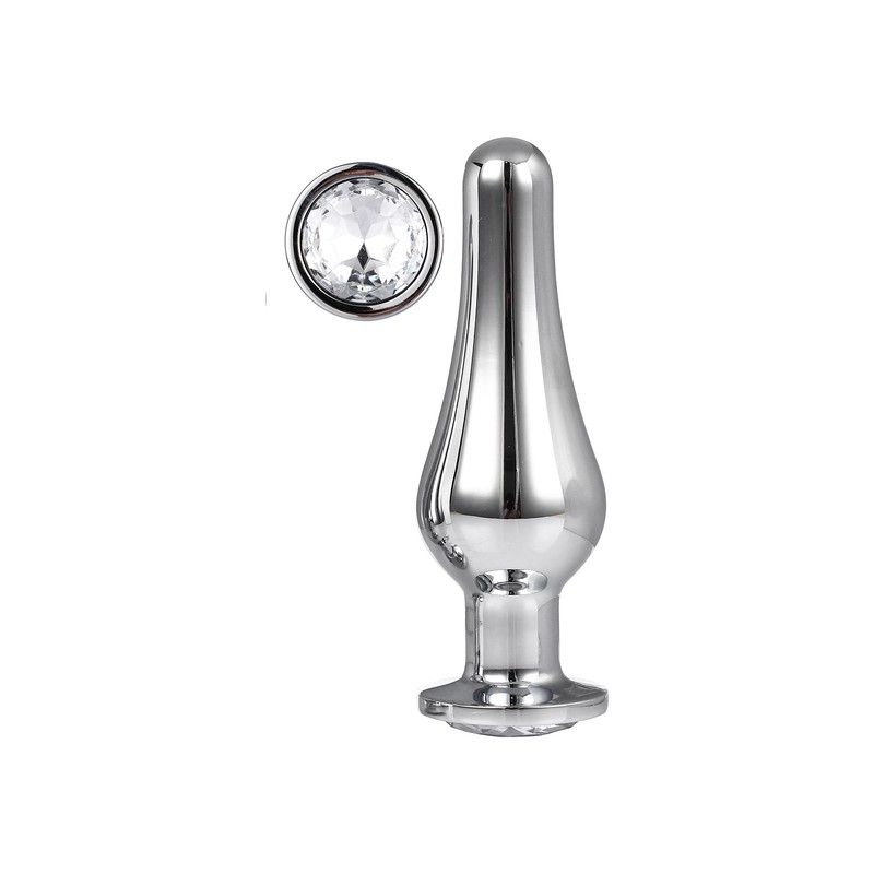 GLEAMING LOVE SILVER PLEASURE PLUG L