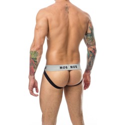 MOB STRIPE CLASSIC JOCK - TANGA BLANCO