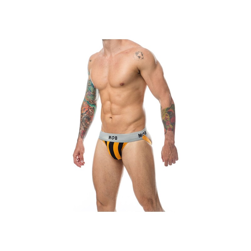 MOB STRIPE CLASSIC JOCK - TANGA NARANJA