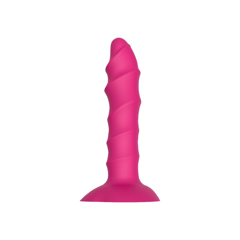 CHEEKY LOVE TWISTED PLUG WITH SUCTION CU