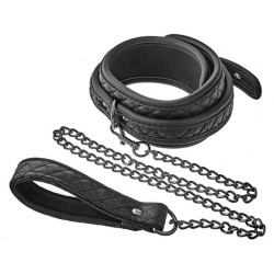 BLAZE COLLAR LEASH DIAMOND BLACK