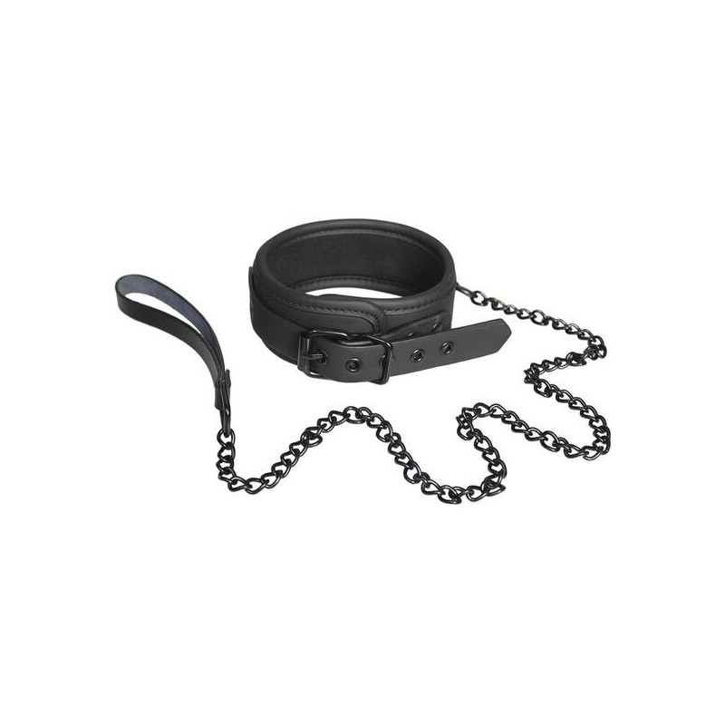 BLAZE COLLAR AND LEASH BLACK