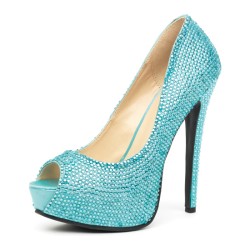 LEG AVENUE GLAMOUR PEEP TOE...