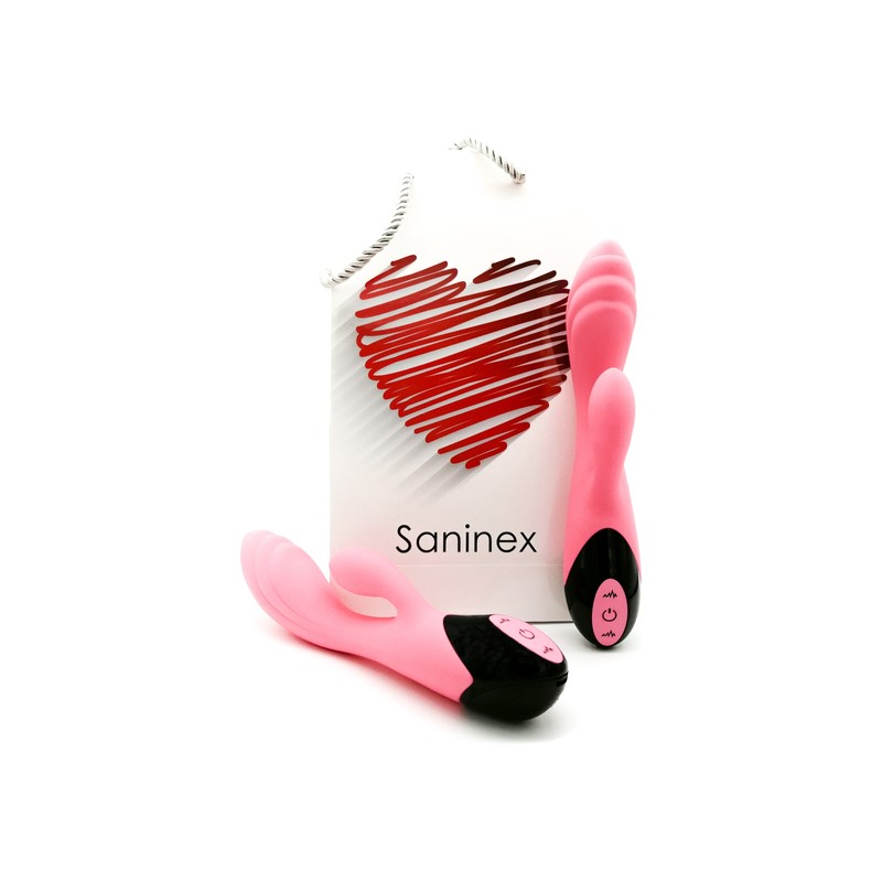 SANINEX SWAN - VIBRADOR PUNTO G & CLÍTORIS 10 VELOCIDADES - ROSA