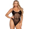 LEG AVENUE BODY OPACO CON FALDA