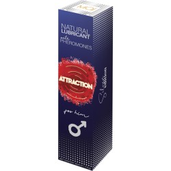 ATTRACTION LUBRICANTE CON FEROMONAS PARA ÉL 50 ML