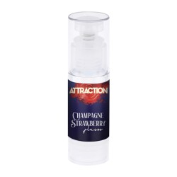 ATTRACTION ACEITE DE MASAJE FRESAS CON CHAMPAGNE 50 ML