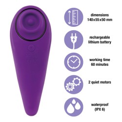 FEELZTOYS - FEMMEGASM VIBRADOR PARA TAPPING Y COSQUILLAS VIOLETA