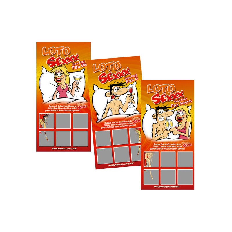 PACK 12 LOTO SEX RASCA-RASCA (HETERO)