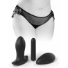 REMOTE PRINCESS PANTY +SIZE - NEGRO