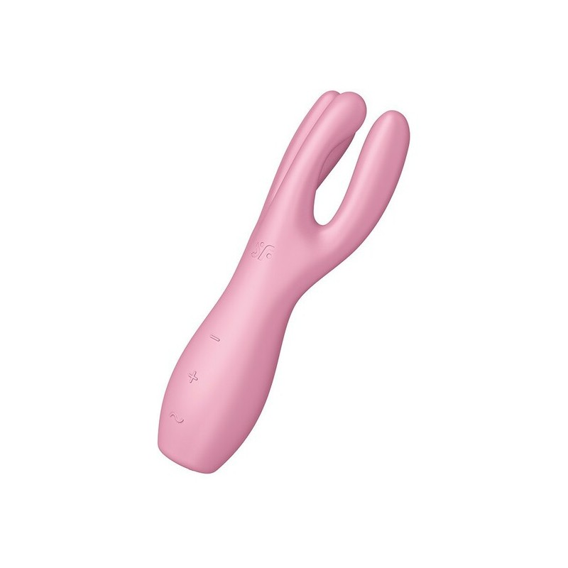 SATISFYER THREESOME 3 LAY-ON VIBRADOR - ROSA