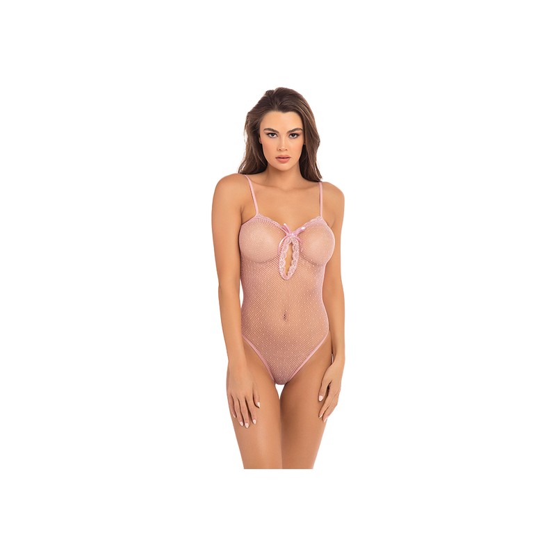 UNDONE SEE THROUGH BODY SEMITRANSPARENTE - ROSA