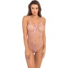 UNDONE SEE THROUGH BODY SEMITRANSPARENTE - ROSA